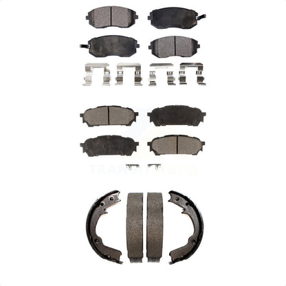 Kit de plaquettes de frein semi-métalliques avant et arrière, pour Subaru Impreza Foreste