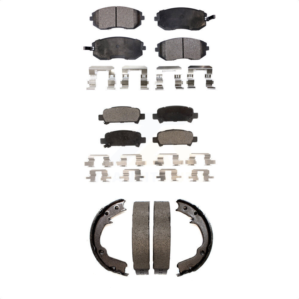 Kit de plaquettes de frein semi-métalliques avant et arrière, pour Subaru Impreza Foreste