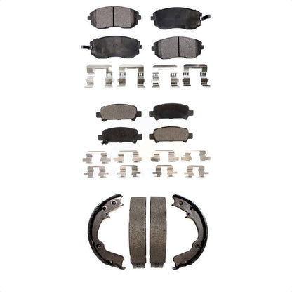 Kit de plaquettes de frein semi-métalliques avant et arrière, pour Subaru Impreza Foreste