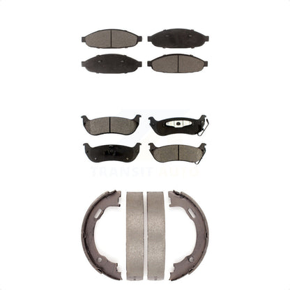 Kit de plaquettes de frein semi-métalliques avant et arrière, pour Chrysler Pacific 04-08