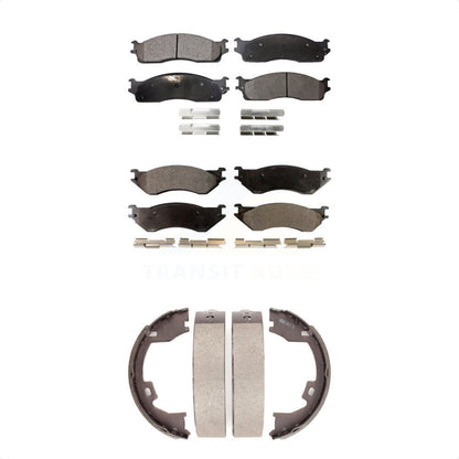 Kit de plaquettes de frein semi-métalliques avant et arrière, pour Dodge Ram 1500 350