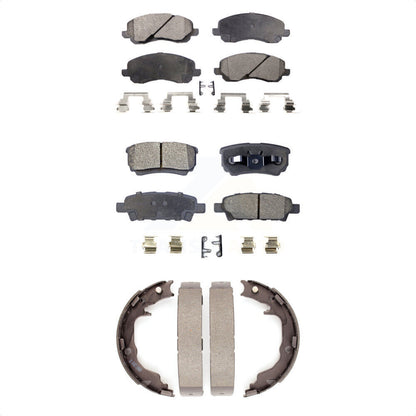 Kit de plaquettes de frein semi-métalliques avant et arrière, pour Jeep Patriot mitsubishi