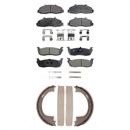 Kit de plaquettes de frein semi-métalliques avant et arrière, pour Ford F-150 Heritag