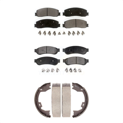 Kit de plaquettes de frein semi-métalliques avant et arrière, pour Ford F-350 Super Dut