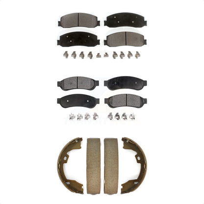 Kit de plaquettes de frein semi-métalliques avant et arrière, pour Ford F-350 Super Dut