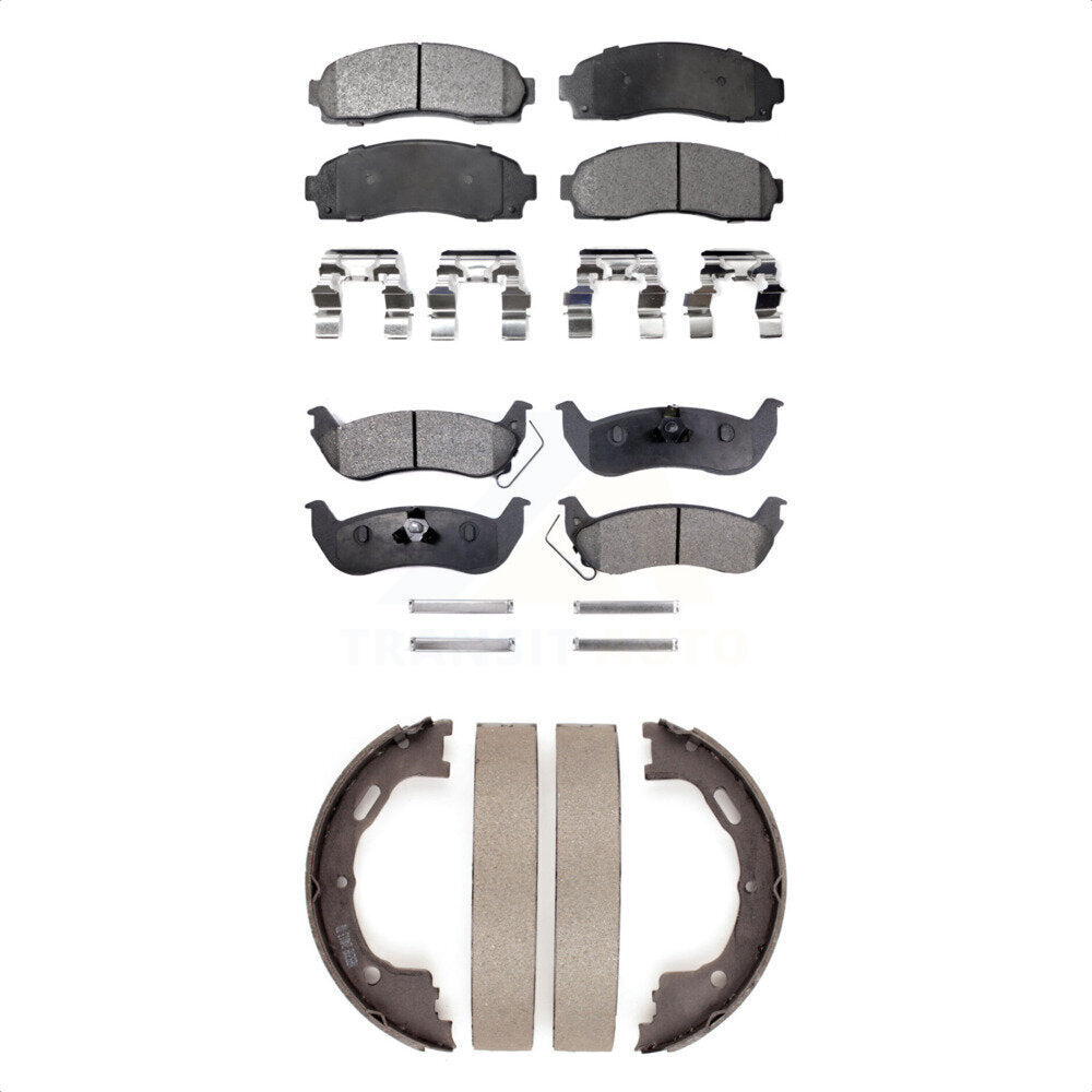 Kit de plaquettes de frein semi-métalliques avant et arrière, pour Ford Ranger Mazda B230