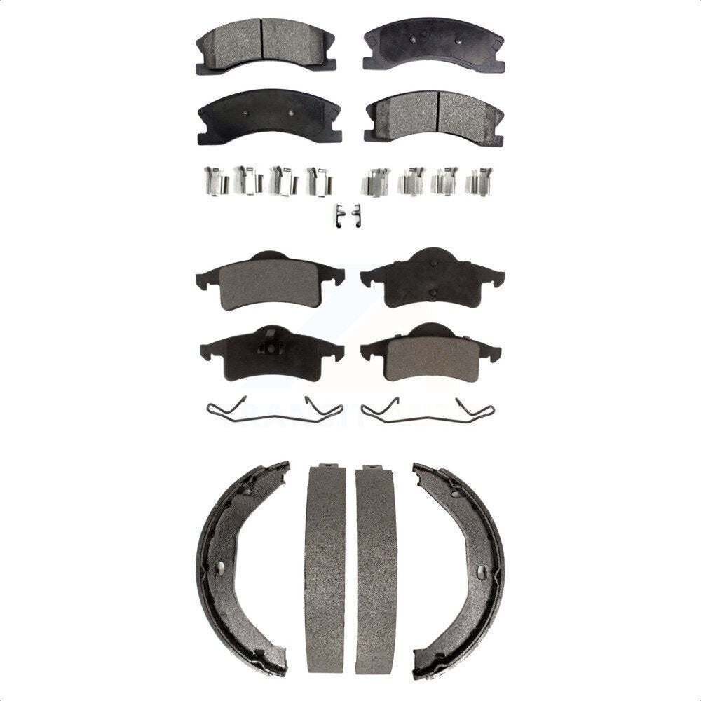 Kit de plaquettes de frein semi-métalliques avant et arrière, pour Jeep Grand Cheroke