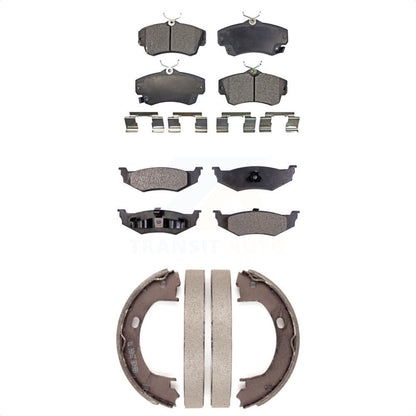 Kit de plaquettes de frein semi-métalliques avant et arrière et de chaussures de stationnement pour Chrysler PT Cruise