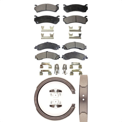 Kit de plaquettes de frein semi-métalliques avant et arrière, pour Chevrolet GMC Silverad
