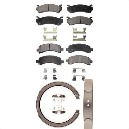 Kit de plaquettes de frein semi-métalliques avant et arrière, pour Chevrolet Avalanche GM