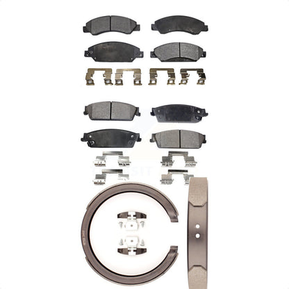 Kit de plaquettes de frein semi-métalliques avant et arrière, pour Chevrolet Avalanche GM