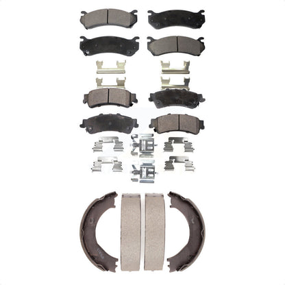 Kit de plaquettes de frein semi-métalliques avant et arrière, pour Chevrolet Silverado GM