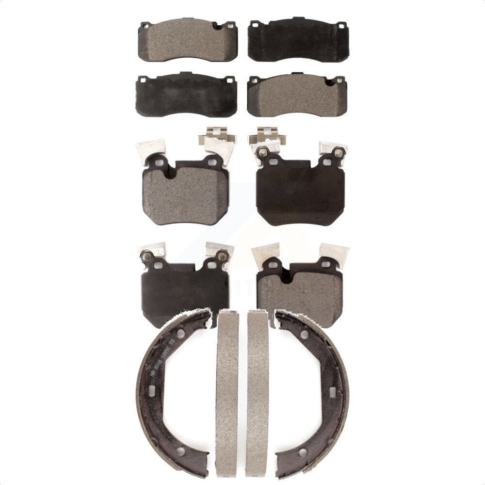 Kit de plaquettes de frein et chaussures de stationnement semi-métalliques avant et arrière, pour BMW 135i 135is