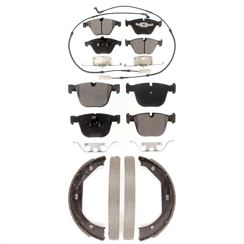 Kit de plaquettes de frein et chaussures de stationnement semi-métalliques avant et arrière, pour BMW M3 série 1 M
