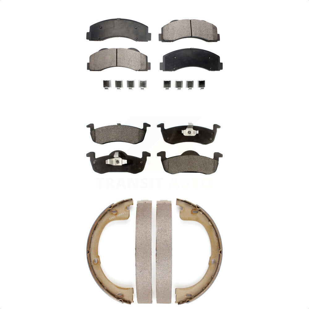 Kit de plaquettes de frein semi-métalliques avant et arrière, pour Ford Expedition Lincol