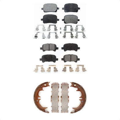 Kit de plaquettes de frein semi-métalliques avant et arrière, pour Toyota Camry Solar