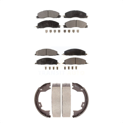 Kit de plaquettes de frein et chaussures de stationnement semi-métalliques avant et arrière, pour Ram 3500 2500 150