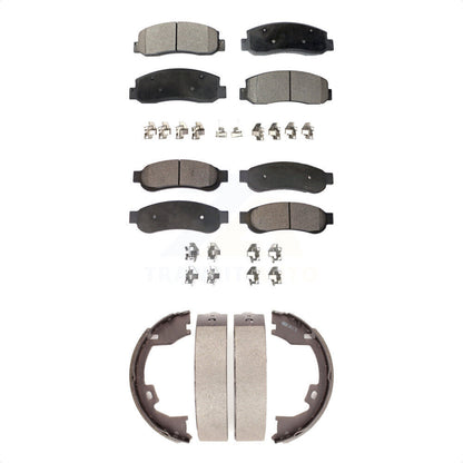 Kit de plaquettes de frein semi-métalliques avant et arrière, pour Ford F-350 Super Dut