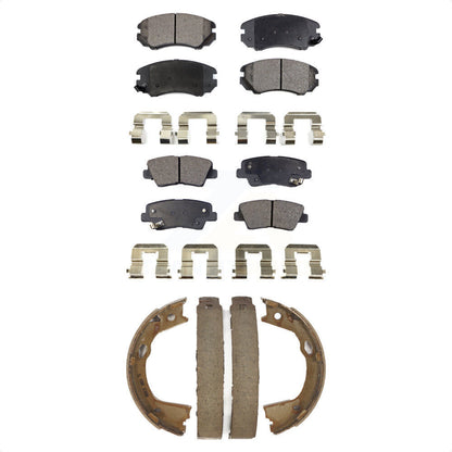 Kit de plaquettes de frein semi-métalliques avant et arrière, pour Hyundai Azer 2010 – 2011