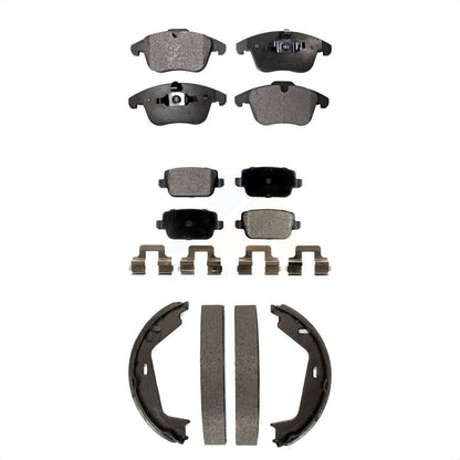 Kit de plaquettes de frein semi-métalliques avant et arrière, Kit de chaussures de stationnement pour Volvo S80 FW 2007 – 2009