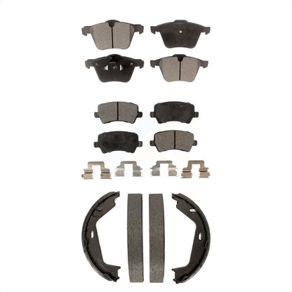 Kit de plaquettes de frein semi-métalliques avant et arrière, pour Volvo S80 AW 2007 – 2009