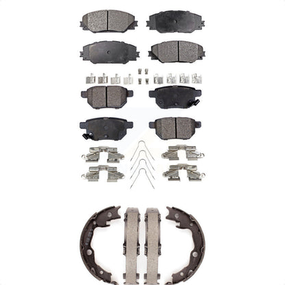 Kit de plaquettes de frein semi-métalliques avant et arrière, pour Toyota Matrix Pontia
