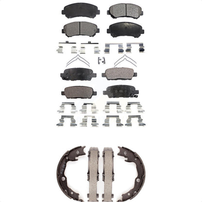 Kit de plaquettes de frein semi-métalliques avant et arrière, pour Nissan Rogue Sentr