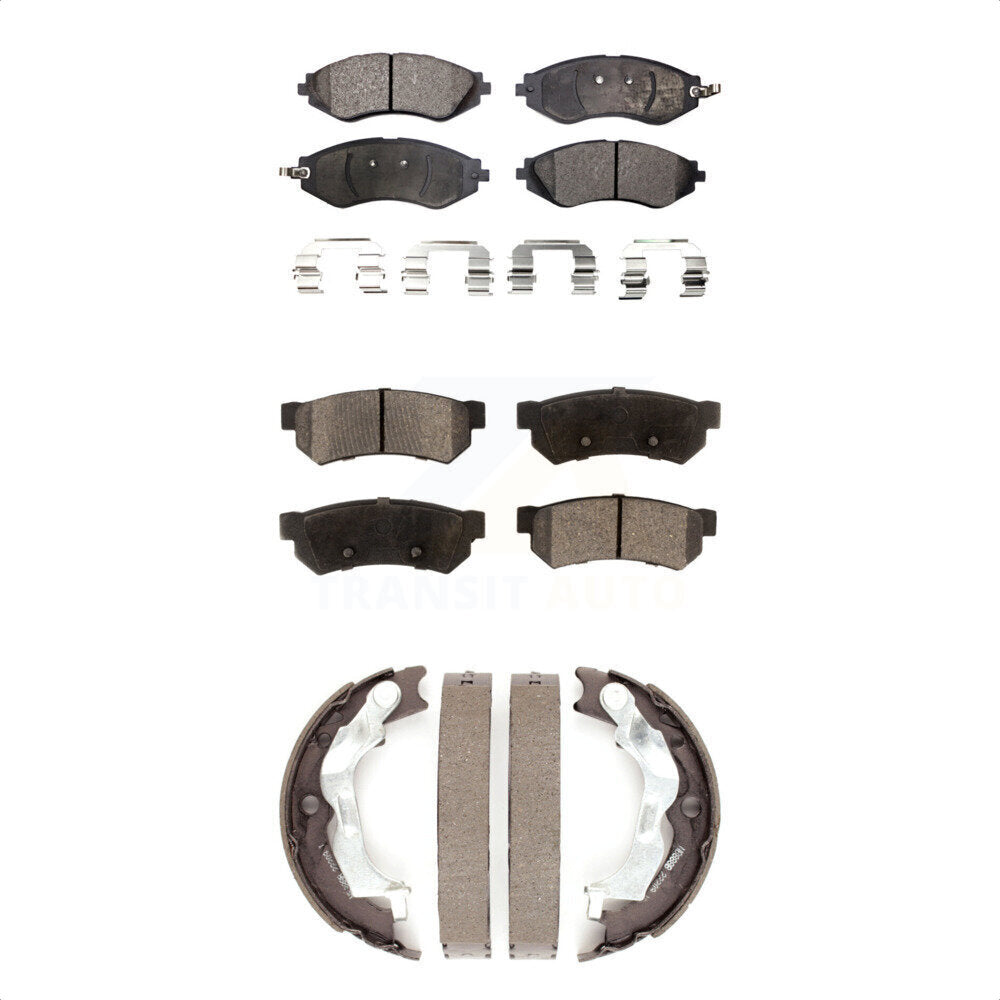 Kit de plaquettes de frein semi-métalliques avant et arrière, pour Suzuki Forenza Ren