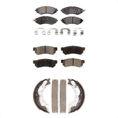 Kit de plaquettes de frein semi-métalliques avant et arrière, pour Suzuki Forenza Ren
