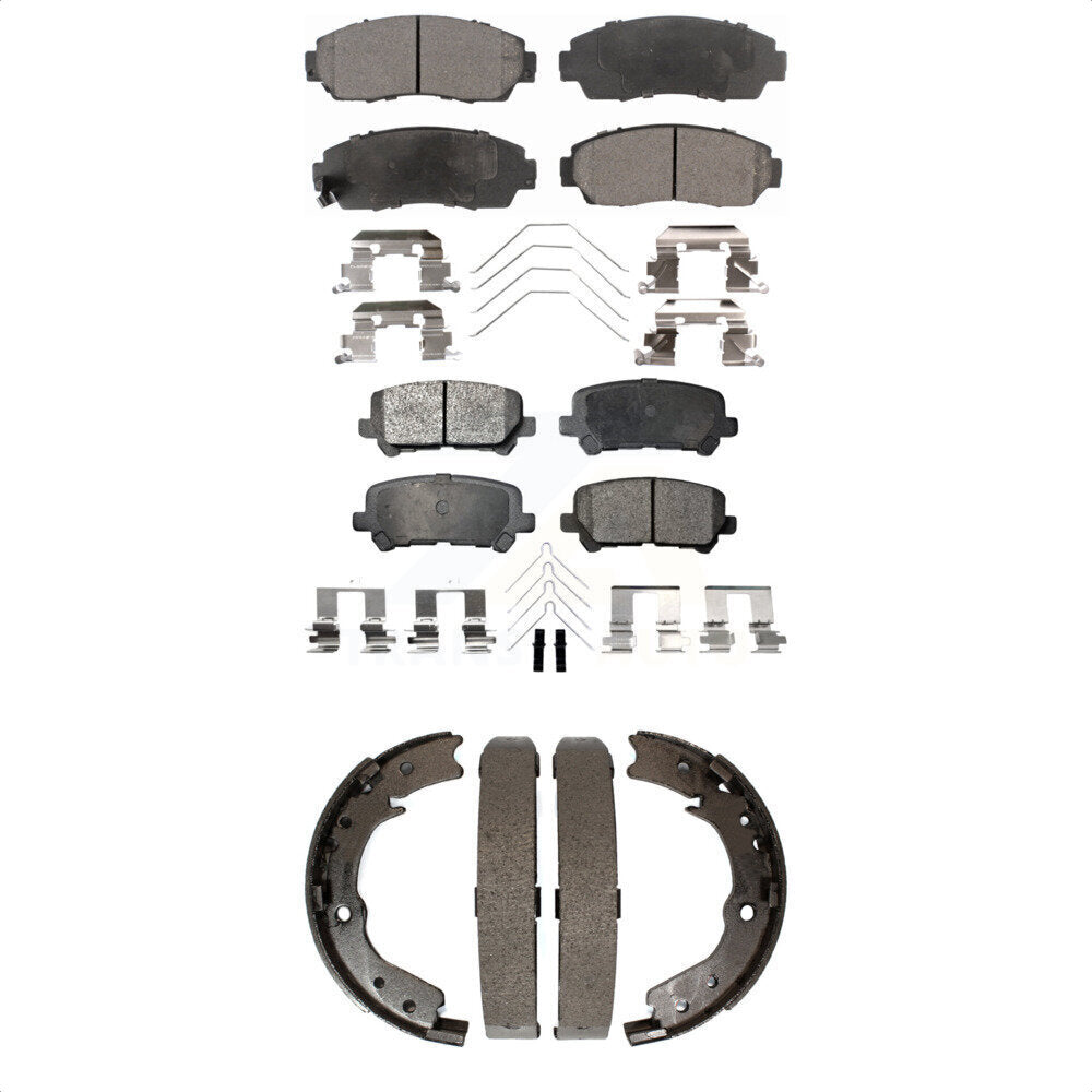 Kit de plaquettes de frein semi-métalliques avant et arrière, pour Honda Odysse 2011 – 2017