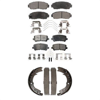 Kit de plaquettes de frein semi-métalliques avant et arrière, pour Honda Odysse 2011 – 2017