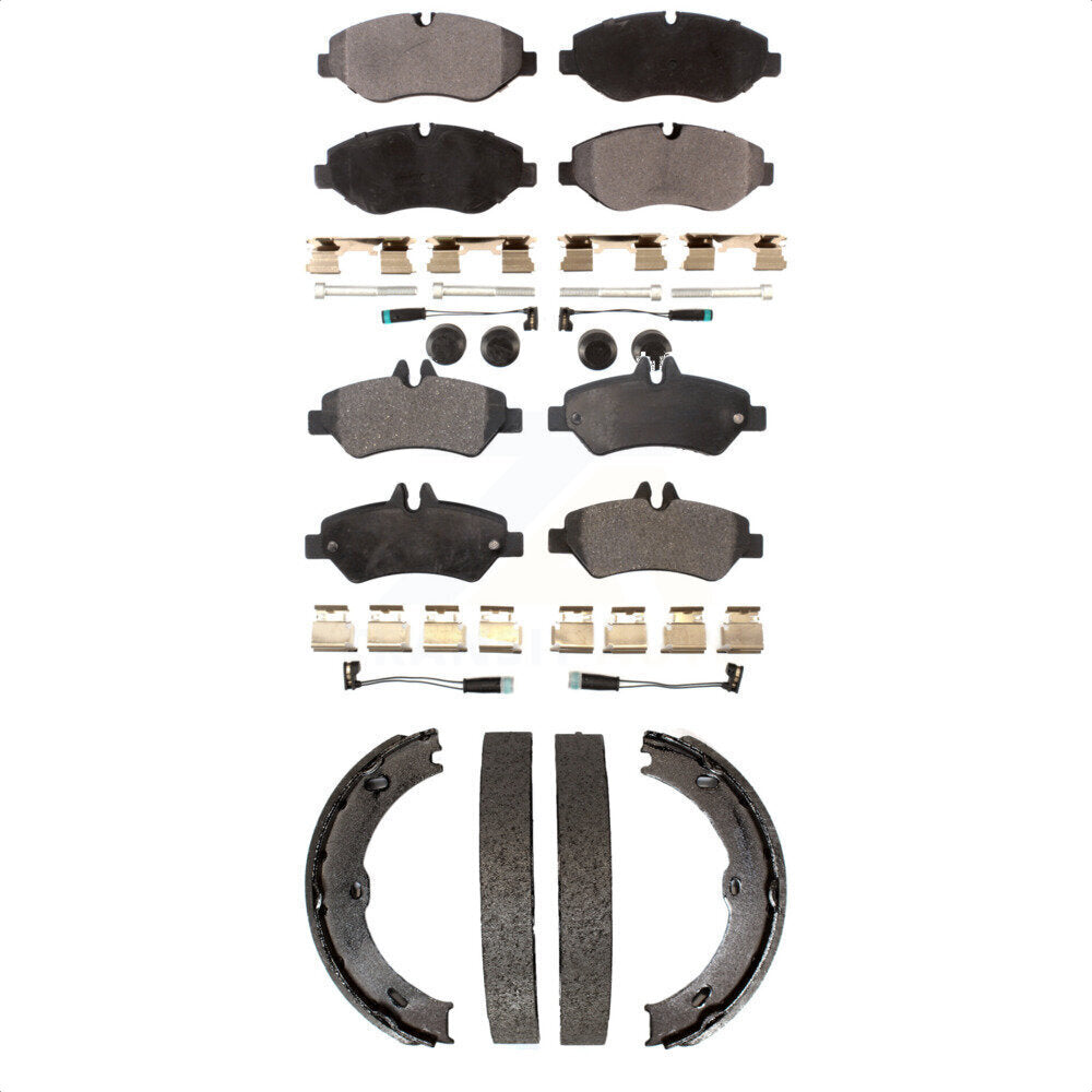 Kit de plaquettes de frein semi-métalliques avant et arrière, pour Sprinter 2500 Dodge