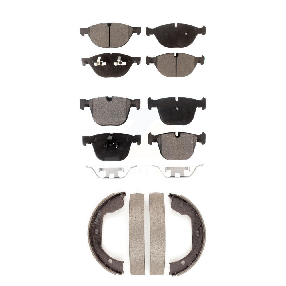 Kit de plaquettes de frein semi-métalliques avant et arrière, pour BMW X5 X6 xDrive50