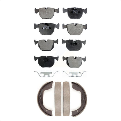 Kit de plaquettes de frein et chaussures de stationnement semi-métalliques avant et arrière, pour BMW X5 M5