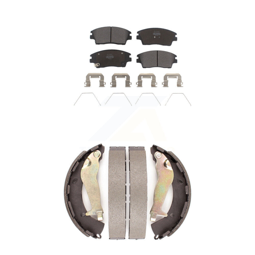 Kit de plaquettes de frein semi-métalliques avant et arrière, pour Hyundai Elantra 1.6 17-20