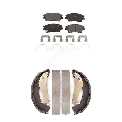 Kit de plaquettes de frein semi-métalliques avant et arrière, pour Hyundai Elantra 1.6 17-20