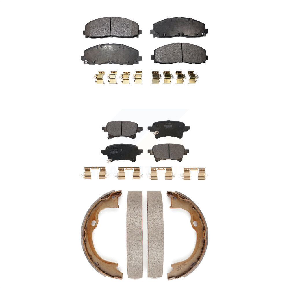 Kit de plaquettes de frein semi-métalliques avant et arrière, pour Jeep Wrangler Gladiato