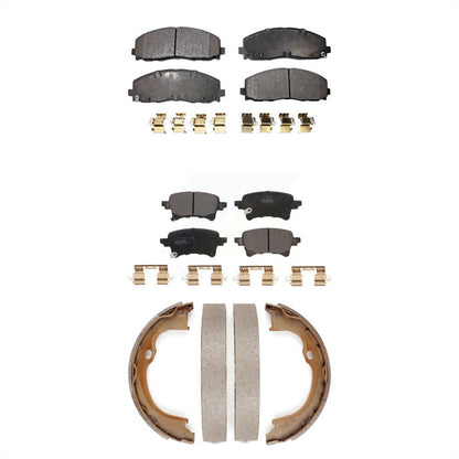 Kit de plaquettes de frein semi-métalliques avant et arrière, pour Jeep Wrangler Gladiato