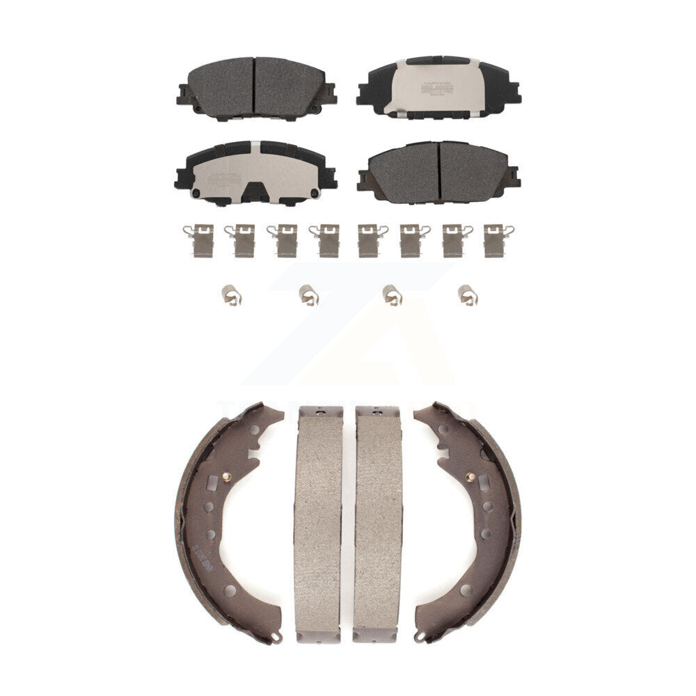 Kit de plaquettes de frein et de sabots de tambour semi-métalliques avant et arrière, pour Toyota Corolla 2.0 2019