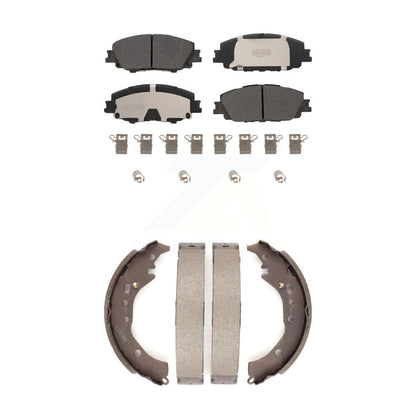 Kit de plaquettes de frein et de sabots de tambour semi-métalliques avant et arrière, pour Toyota Corolla 2.0 2019