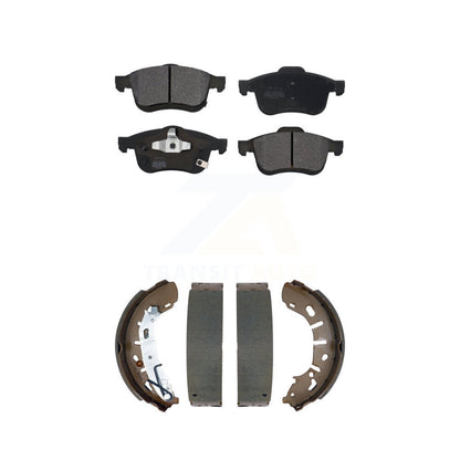 Kit de plaquettes de frein semi-métalliques avant et arrière et de sabots de tambour pour Ram ProMaster Cit 15-21