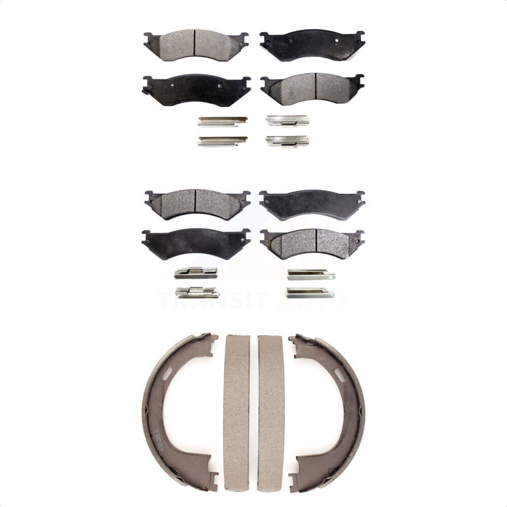 Kit de plaquettes de frein semi-métalliques avant et arrière, pour Ford F-150 Heritag
