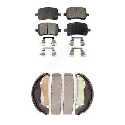 Kit de plaquettes de frein et de patins de tambour semi-métalliques avant et arrière, pour Chevrolet HHR S 2010