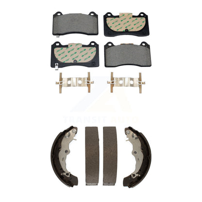 Kit de plaquettes de frein et de chaussures de tambour semi-métalliques avant et arrière, pour Ford Focus R 2016 – 2018