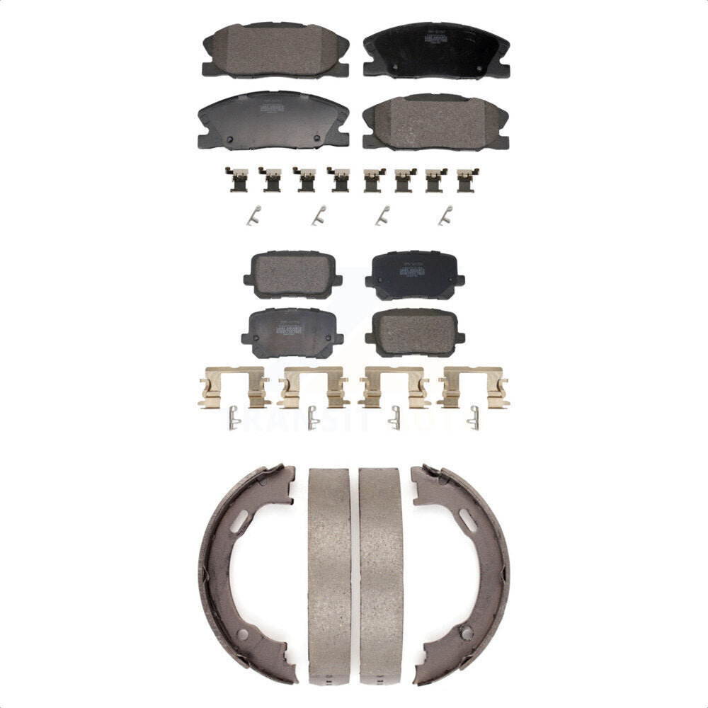 Kit de plaquettes de frein semi-métalliques avant et arrière, pour Dodge Charger RW 14-21