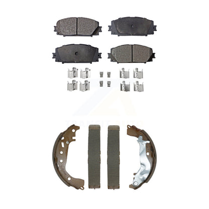 Kit de plaquettes de frein et chaussures de tambour semi-métalliques avant et arrière, pour Toyota Yaris