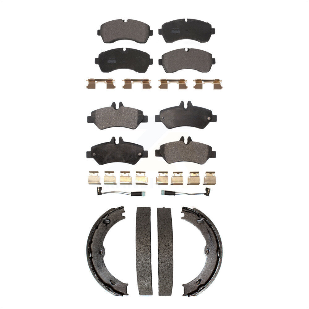 Kit de plaquettes de frein semi-métalliques avant et arrière, pour Sprinter 3500 Dodge