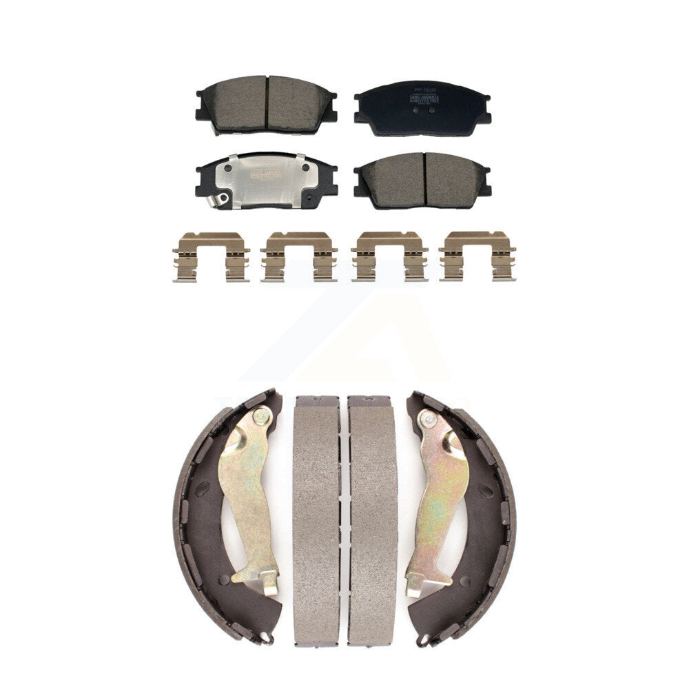 Kit de plaquettes de frein et de chaussures de tambour semi-métalliques avant et arrière, pour Hyundai Venu 2020 – 2023