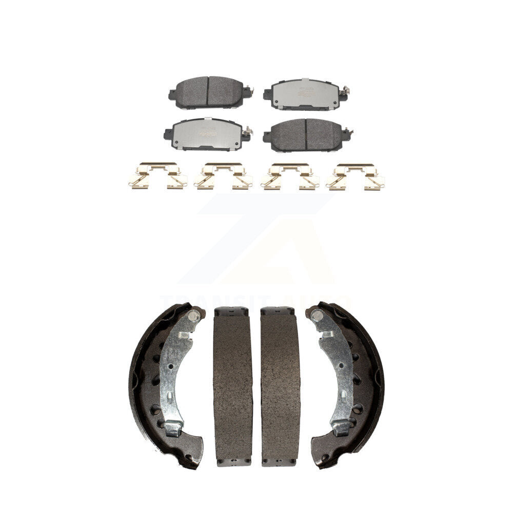 Kit de plaquettes de frein et de chaussures de tambour semi-métalliques avant et arrière, pour Nissan Sentr 2020 – 2023