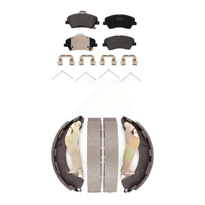 Kit de plaquettes de frein semi-métalliques avant et arrière, pour Kia Rio Hyundai Accen